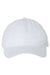 Sportsman AH35 Mens Unstructured Hat White Flat Front