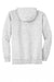 Hanes F283/F280 Mens Ultimate Cotton PrintPro XP Pill Resistant Full Zip Hooded Sweatshirt Hoodie w/ Pockets Ash Grey Flat Back