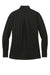 Port Authority LK829 Womens Fairway 1/4 Zip Sweatshirt Deep Black Flat Back