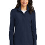 Port Authority Womens Fairway 1/4 Zip Sweatshirt - River Navy Blue