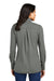 Port Authority LK829 Womens Fairway 1/4 Zip Sweatshirt Shadow Grey Model Back