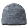 Richardson Mens Marled Beanie - Navy Blue/Grey/White - NEW