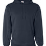 Badger Mens Performance Moisture Wicking Fleece Hooded Sweatshirt Hoodie - Navy Blue