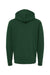 Independent Trading Co. IND4000 Mens Hooded Sweatshirt Hoodie Dark Green Flat Back