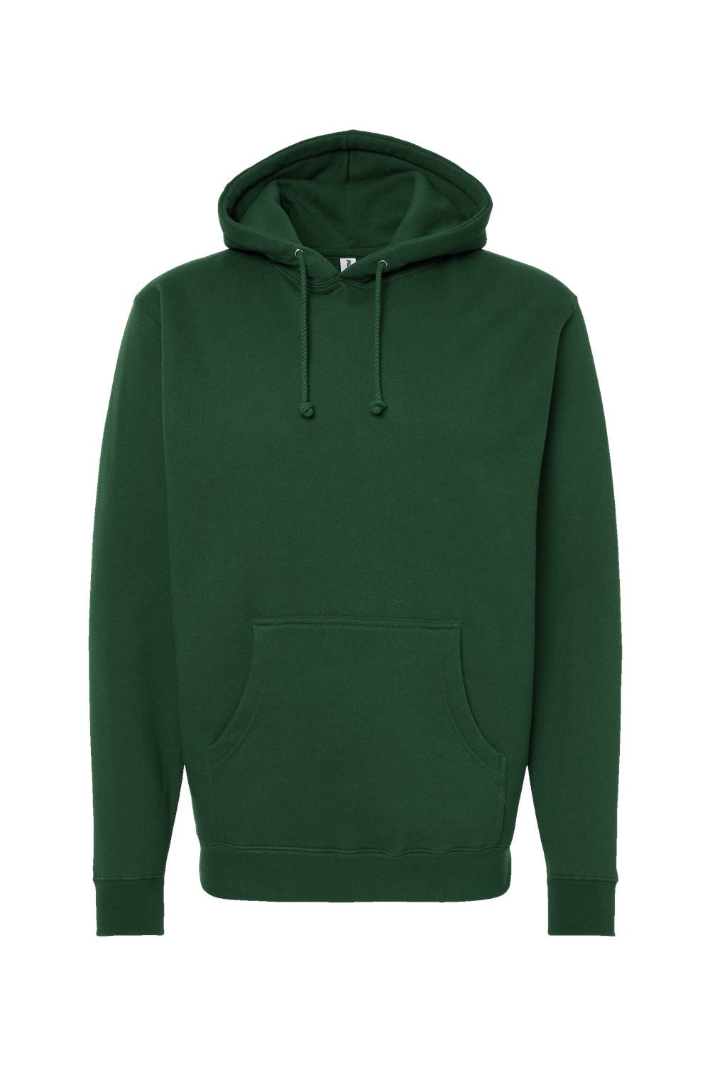 Independent Trading Co. IND4000 Mens Hooded Sweatshirt Hoodie Dark Green Flat Front