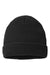 Richardson 146R Mens Waffle Cuffed Beanie Black Flat Front