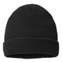 Richardson Mens Waffle Cuffed Beanie - Black - NEW