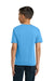 Jerzees 29B/29BR Youth Dri-Power Moisture Wicking Short Sleeve Crewneck T-Shirt Aquatic Blue Model Back