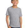 Jerzees Youth Dri-Power Moisture Wicking Short Sleeve Crewneck T-Shirt - Heather Grey