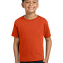 Jerzees Youth Dri-Power Moisture Wicking Short Sleeve Crewneck T-Shirt - Burnt Orange