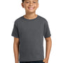 Jerzees Youth Dri-Power Moisture Wicking Short Sleeve Crewneck T-Shirt - Charcoal Grey