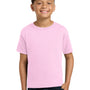 Jerzees Youth Dri-Power Moisture Wicking Short Sleeve Crewneck T-Shirt - Classic Pink