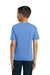 Jerzees 29B/29BR Youth Dri-Power Moisture Wicking Short Sleeve Crewneck T-Shirt Columbia Blue Model Back