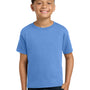 Jerzees Youth Dri-Power Moisture Wicking Short Sleeve Crewneck T-Shirt - Columbia Blue