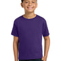 Jerzees Youth Dri-Power Moisture Wicking Short Sleeve Crewneck T-Shirt - Deep Purple