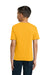 Jerzees 29B/29BR Youth Dri-Power Moisture Wicking Short Sleeve Crewneck T-Shirt Gold Model Back