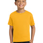 Jerzees Youth Dri-Power Moisture Wicking Short Sleeve Crewneck T-Shirt - Gold