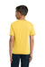 Jerzees 29B/29BR Youth Dri-Power Moisture Wicking Short Sleeve Crewneck T-Shirt Island Yellow Model Back