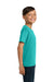 Jerzees 29B/29BR Youth Dri-Power Moisture Wicking Short Sleeve Crewneck T-Shirt Jade Green Model Side