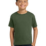 Jerzees Youth Dri-Power Moisture Wicking Short Sleeve Crewneck T-Shirt - Military Green