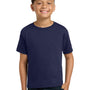 Jerzees Youth Dri-Power Moisture Wicking Short Sleeve Crewneck T-Shirt - Navy Blue