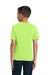 Jerzees 29B/29BR Youth Dri-Power Moisture Wicking Short Sleeve Crewneck T-Shirt Neon Green Model Back