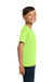 Jerzees 29B/29BR Youth Dri-Power Moisture Wicking Short Sleeve Crewneck T-Shirt Neon Green Model Side