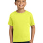 Jerzees Youth Dri-Power Moisture Wicking Short Sleeve Crewneck T-Shirt - Neon Yellow