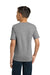 Jerzees 29B/29BR Youth Dri-Power Moisture Wicking Short Sleeve Crewneck T-Shirt Oxford Grey Model Back