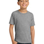 Jerzees Youth Dri-Power Moisture Wicking Short Sleeve Crewneck T-Shirt - Oxford Grey