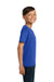 Jerzees 29B/29BR Youth Dri-Power Moisture Wicking Short Sleeve Crewneck T-Shirt Royal Blue Model Side