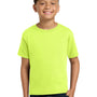 Jerzees Youth Dri-Power Moisture Wicking Short Sleeve Crewneck T-Shirt - Safety Green