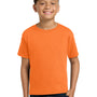 Jerzees Youth Dri-Power Moisture Wicking Short Sleeve Crewneck T-Shirt - Safety Orange