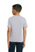 Jerzees 29B/29BR Youth Dri-Power Moisture Wicking Short Sleeve Crewneck T-Shirt Silver Grey Model Back