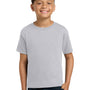 Jerzees Youth Dri-Power Moisture Wicking Short Sleeve Crewneck T-Shirt - Silver Grey