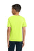 Jerzees 29B/29BR Youth Dri-Power Moisture Wicking Short Sleeve Crewneck T-Shirt Safety Green Model Back