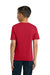 Jerzees 29B/29BR Youth Dri-Power Moisture Wicking Short Sleeve Crewneck T-Shirt True Red Model Back