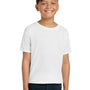 Jerzees Youth Dri-Power Moisture Wicking Short Sleeve Crewneck T-Shirt - White