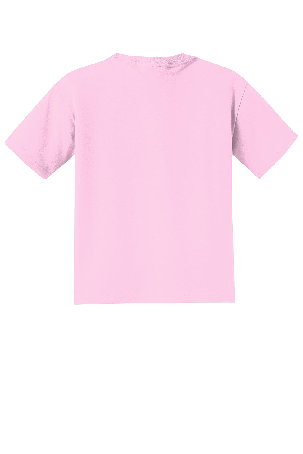 Jerzees 29B/29BR Youth Dri-Power Moisture Wicking Short Sleeve Crewneck T-Shirt Classic Pink Flat Back