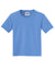 Jerzees 29B/29BR Youth Dri-Power Moisture Wicking Short Sleeve Crewneck T-Shirt Columbia Blue Flat Front