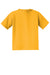 Jerzees 29B/29BR Youth Dri-Power Moisture Wicking Short Sleeve Crewneck T-Shirt Gold Flat Back