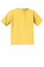 Jerzees 29B/29BR Youth Dri-Power Moisture Wicking Short Sleeve Crewneck T-Shirt Island Yellow Flat Back