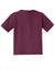 Jerzees 29B/29BR Youth Dri-Power Moisture Wicking Short Sleeve Crewneck T-Shirt Maroon Flat Back