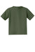 Jerzees 29B/29BR Youth Dri-Power Moisture Wicking Short Sleeve Crewneck T-Shirt Military Green Flat Back