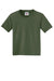 Jerzees 29B/29BR Youth Dri-Power Moisture Wicking Short Sleeve Crewneck T-Shirt Military Green Flat Front