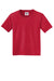 Jerzees 29B/29BR Youth Dri-Power Moisture Wicking Short Sleeve Crewneck T-Shirt True Red Flat Front