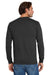 Jerzees 29LS/29L/29LSR Mens Dri-Power Moisture Wicking Long Sleeve Crewneck T-Shirt Black Model Back