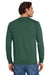 Jerzees 29LS/29L/29LSR Mens Dri-Power Moisture Wicking Long Sleeve Crewneck T-Shirt Forest Green Model Back