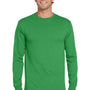 Jerzees Mens Dri-Power Moisture Wicking Long Sleeve Crewneck T-Shirt - Kelly Green