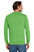 Jerzees 29LS/29L/29LSR Mens Dri-Power Moisture Wicking Long Sleeve Crewneck T-Shirt Kiwi Green Model Back